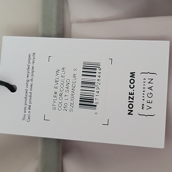 NOIZE NWT Evelyn Tan Classic Trench Coat Sz Sm - Vegan/Recycled Products Used - Picture 5 of 12